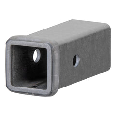CURT 49060 receiver tube with 6-inch length in raw finish for weld-in chassis extensions.