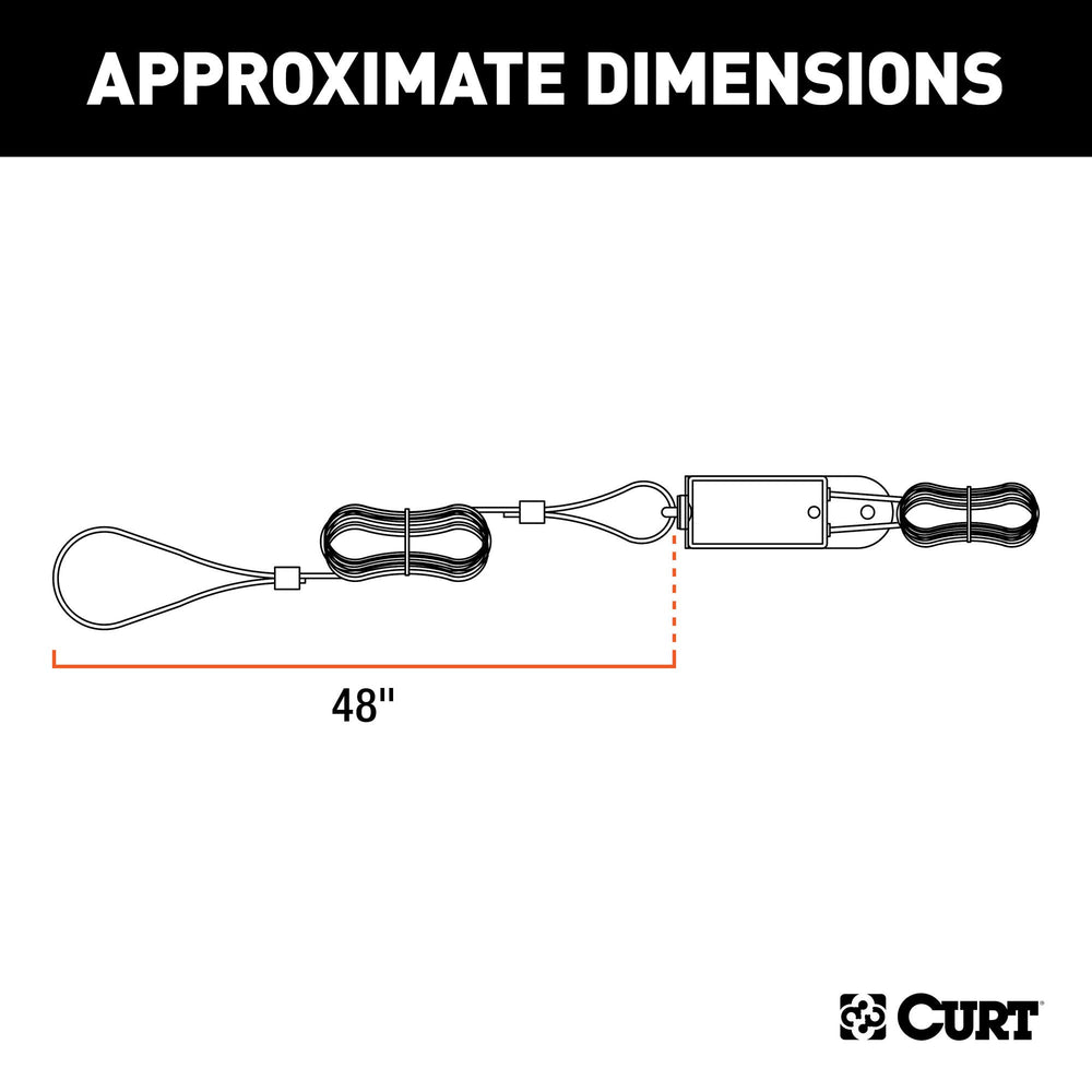 CURT 52011 Breakaway Switch silver contacts ensure a solid electrical connection.