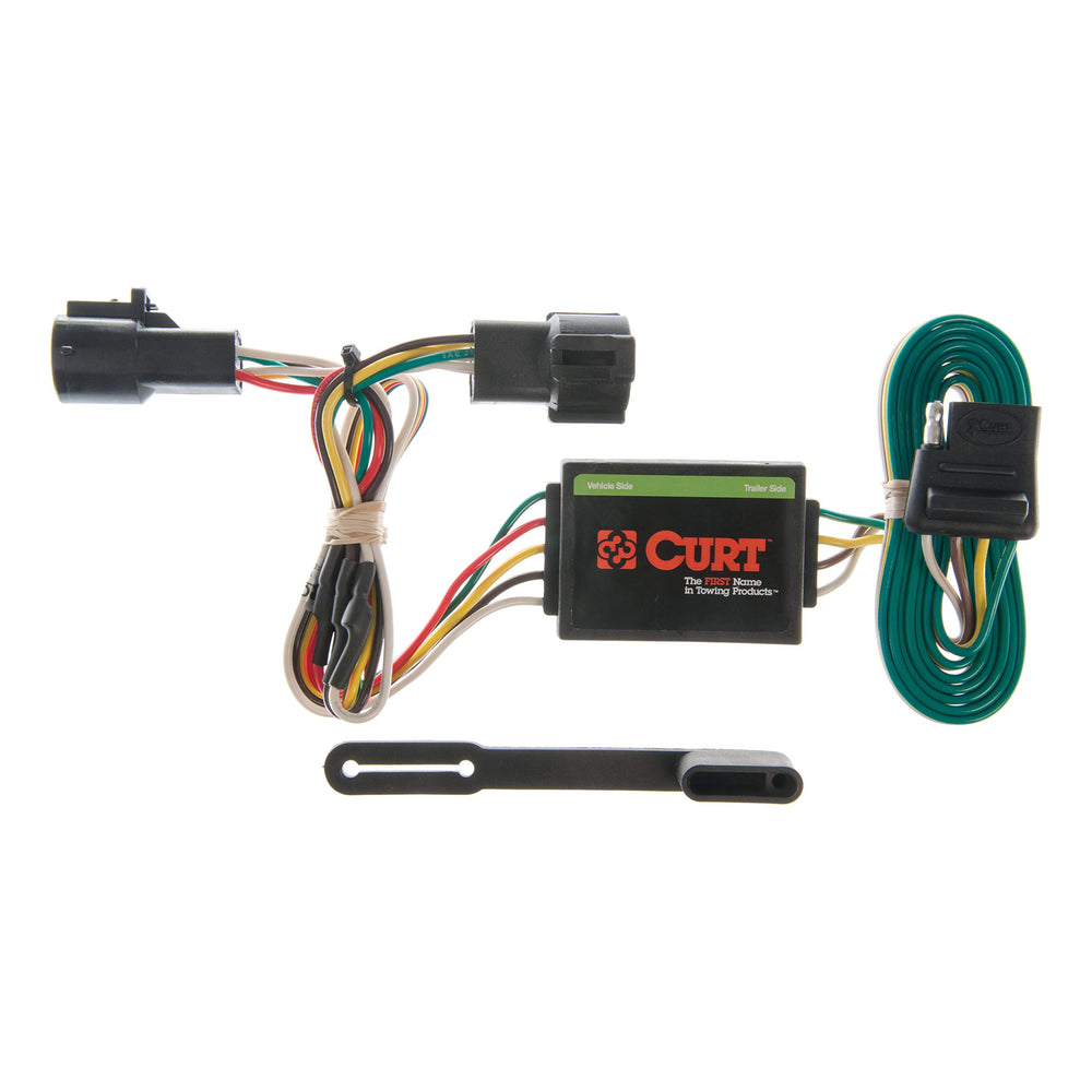 CURT 55325 vehicle-side 4-pin harness plug for quick, tool-free installation