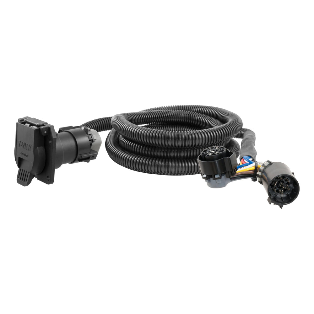 CURT 56070 7ft extension-harness in-bed routing for easy power access while towing