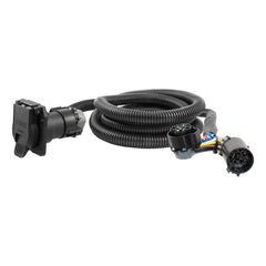 CURT 56070 7ft extension-harness in-bed routing for easy power access while towing