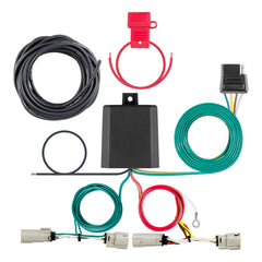 CURT 56468 4-way flat plug for Bronco tail lights in a plug-and-play setup.