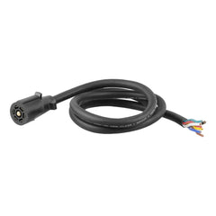 CURT 56601 7-Way RV blade harness with 6 ft cable for easy trailer wiring and maintenance