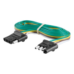 CURT 58050 vehicle-side 4-pin flat harness for quick, reliable trailer hookups.