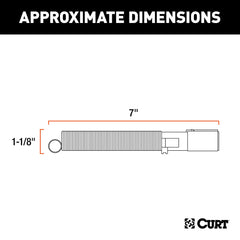 CURT 58082 ergonomic grip aids quick plugging and unplugging on the go.