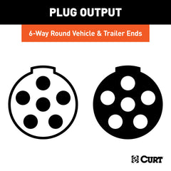 CURT 58092 locking tabs ensure a secure connection on the road