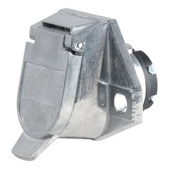 CURT 58170 vehicle-side 7-pin round socket ready for reliable trailer power.