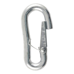CURT 81277 snap hook closeup with spring-loaded latch for secure chain connection