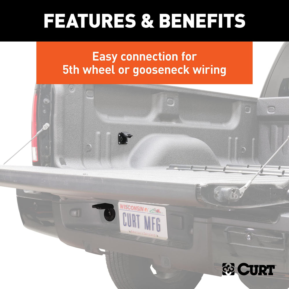 CURT bed-routing-through-truck-body keeps wiring neat and protected