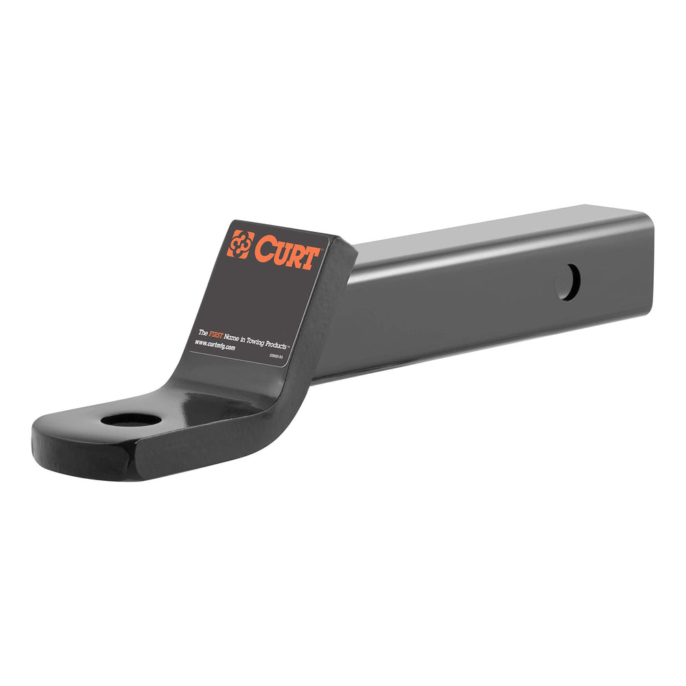 CURT class III 2in ball mount shank, sturdy steel for reliable towing.