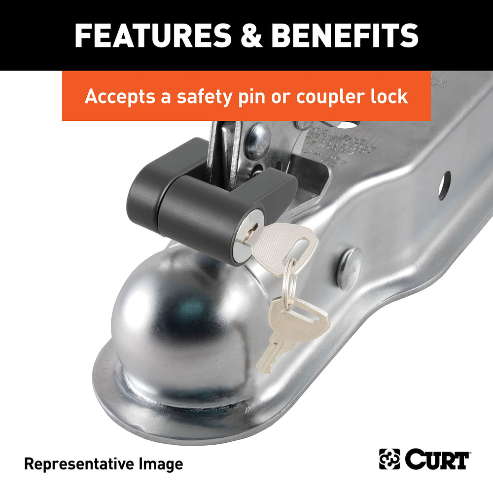 CURT K-5138 zinc plated finish resists corrosion