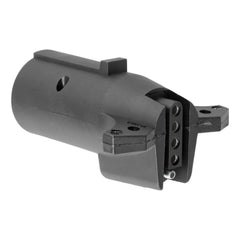 CURT 7-way to 5-way adapter suits mismatched vehicle and trailer plugs.