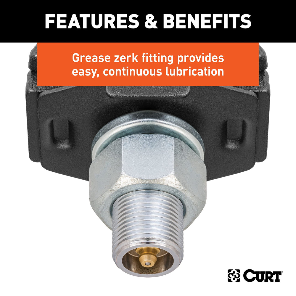 RockerBall helps ease control of the trailer and prolongs vehicle system life.