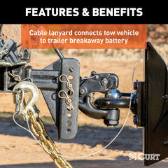 CURT Soft-Trac 1 wiring ensures secure brake connections