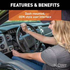 CURT Spectrum quick-plug harness simplifies vehicle-specific installation.