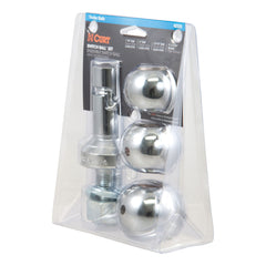CURT Switch Ball bright nickel-chrome finish resists wear