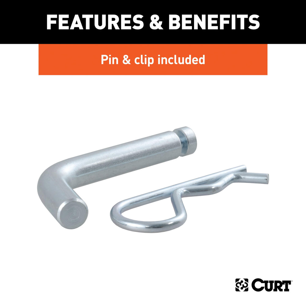 CURT 1-1/4 inch shank fits class 1 or 2 receivers