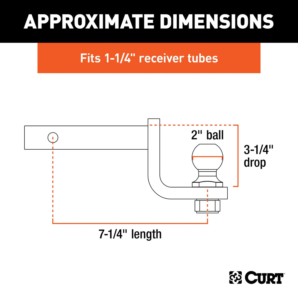 CURT hitch pin clip secures components for quick setup