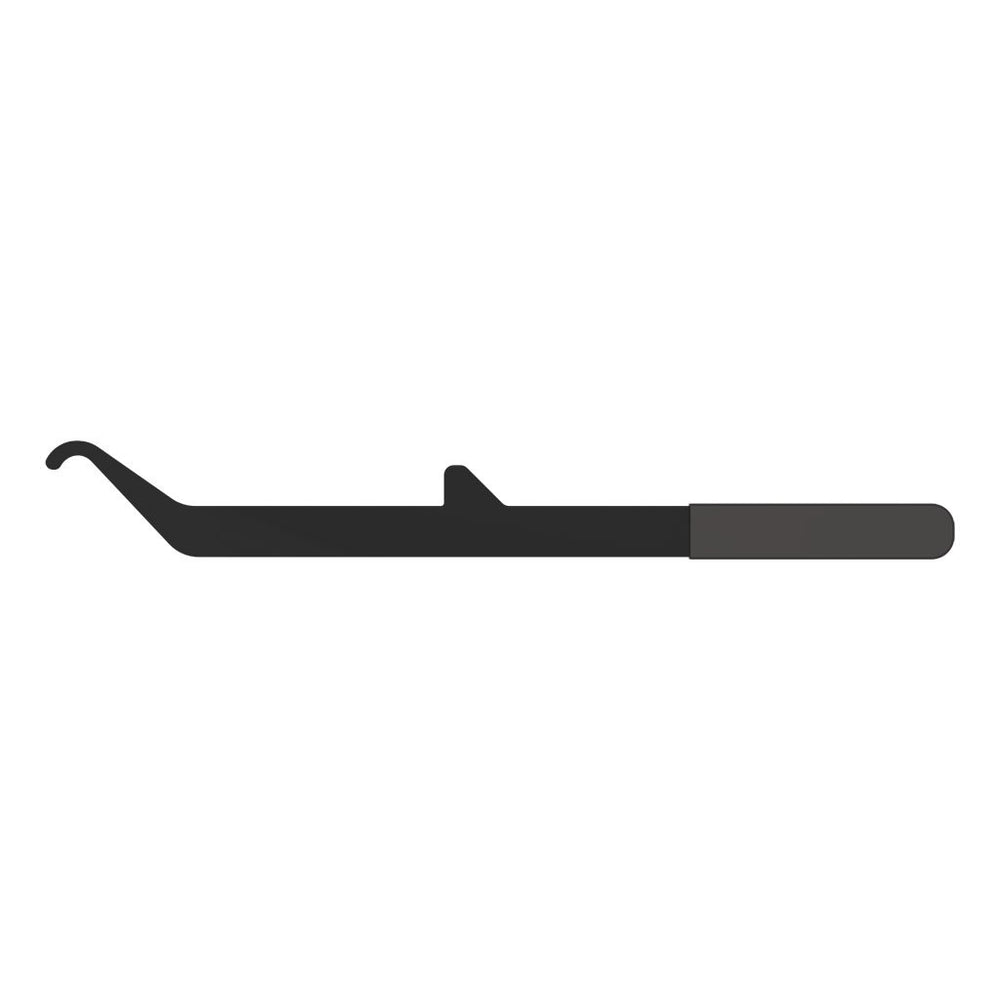 CURT TruTrack lift handle eases spring bar installation for the weight distribution system.
