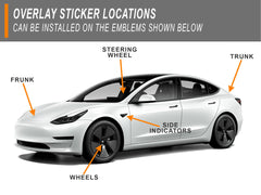 Custom Cut Graphics side indicator overlay adds subtle chrome detail and removable design
