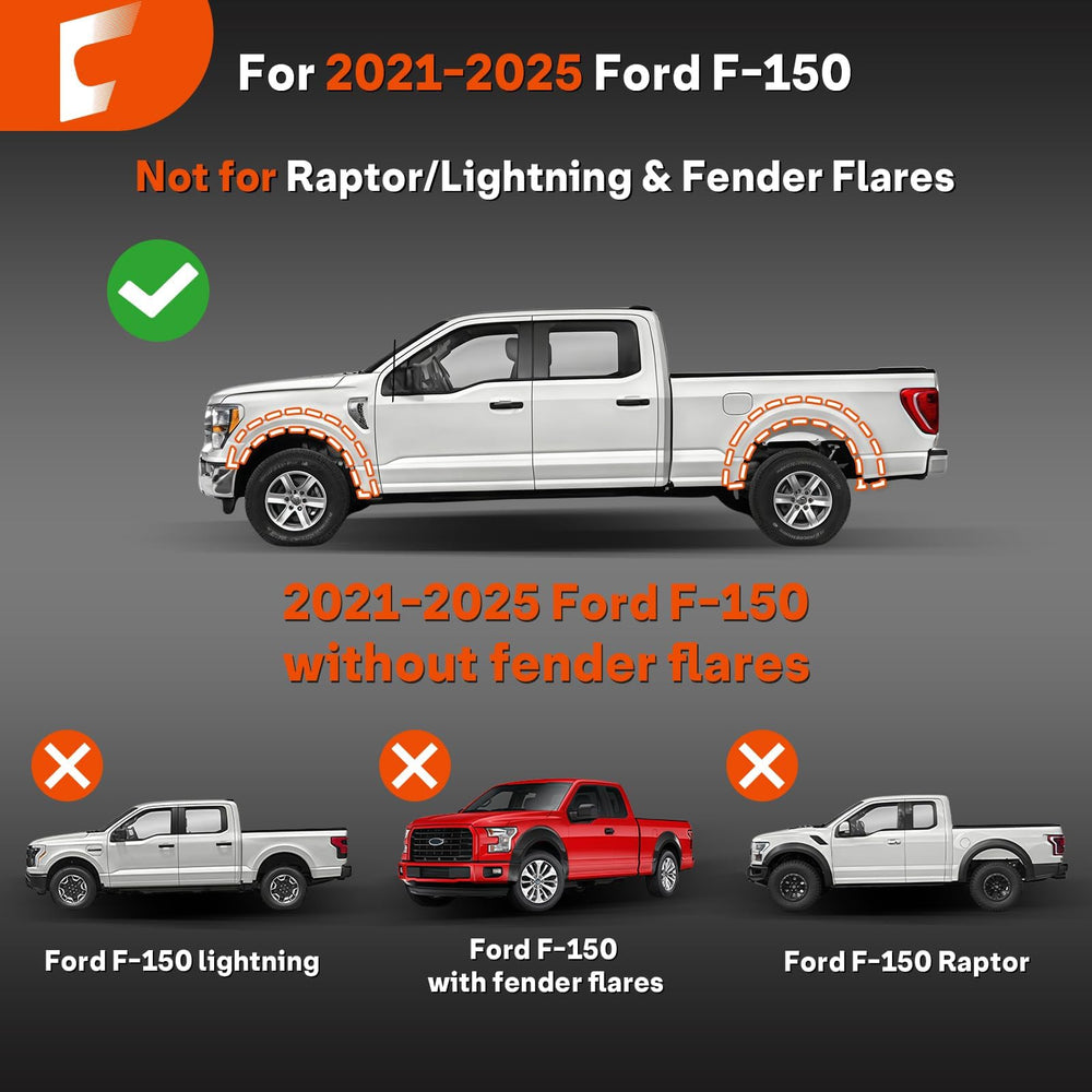 Cusvivid Ford F-150 mud flaps front-right fit shield paint from spray.