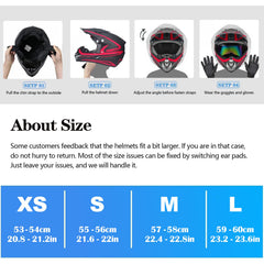 CUTEY pink youth helmet with goggles set for dirt adventures