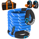Cvoahax kinetic recovery rope blue 1x30ft ready for rugged pulls