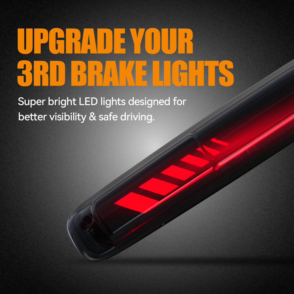 Cxdar IP65 waterproof ABS housing protects the rear light from elements