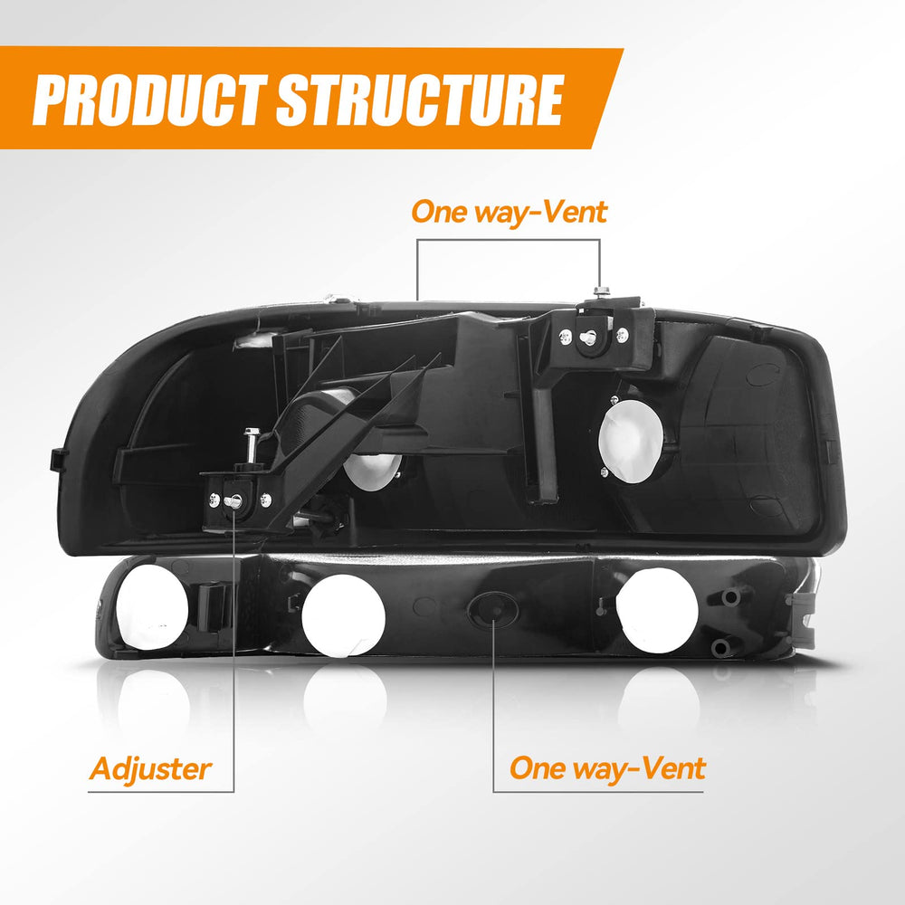 Cxdar Sierra headlight weather-sealed housing guards against moisture and debris.