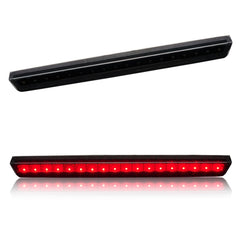 Cxdar third brake light for Chevy Tahoe with black housing and smoked lens improves rear visibility