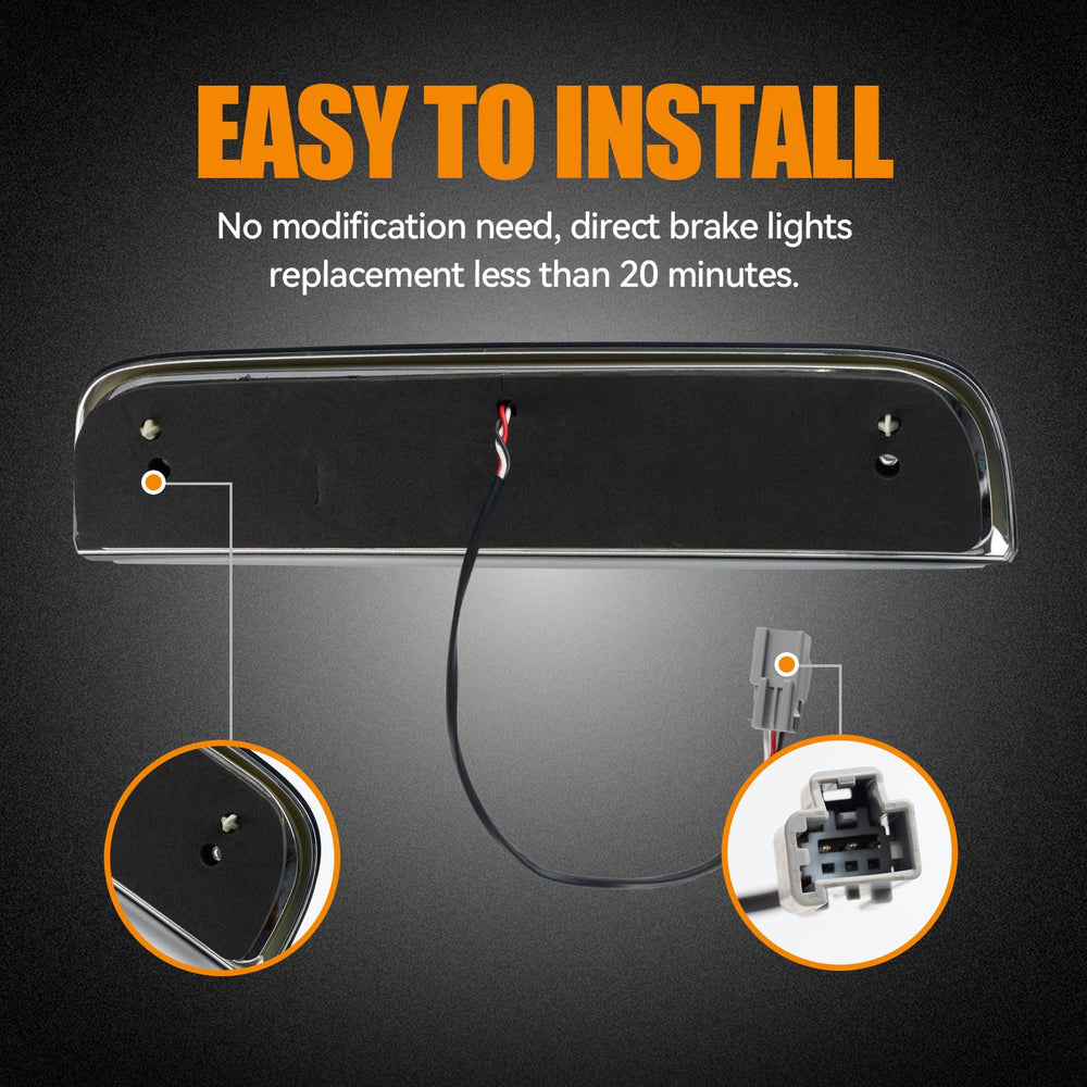 Cxdar high-mount brake light delivers broader rear illumination.
