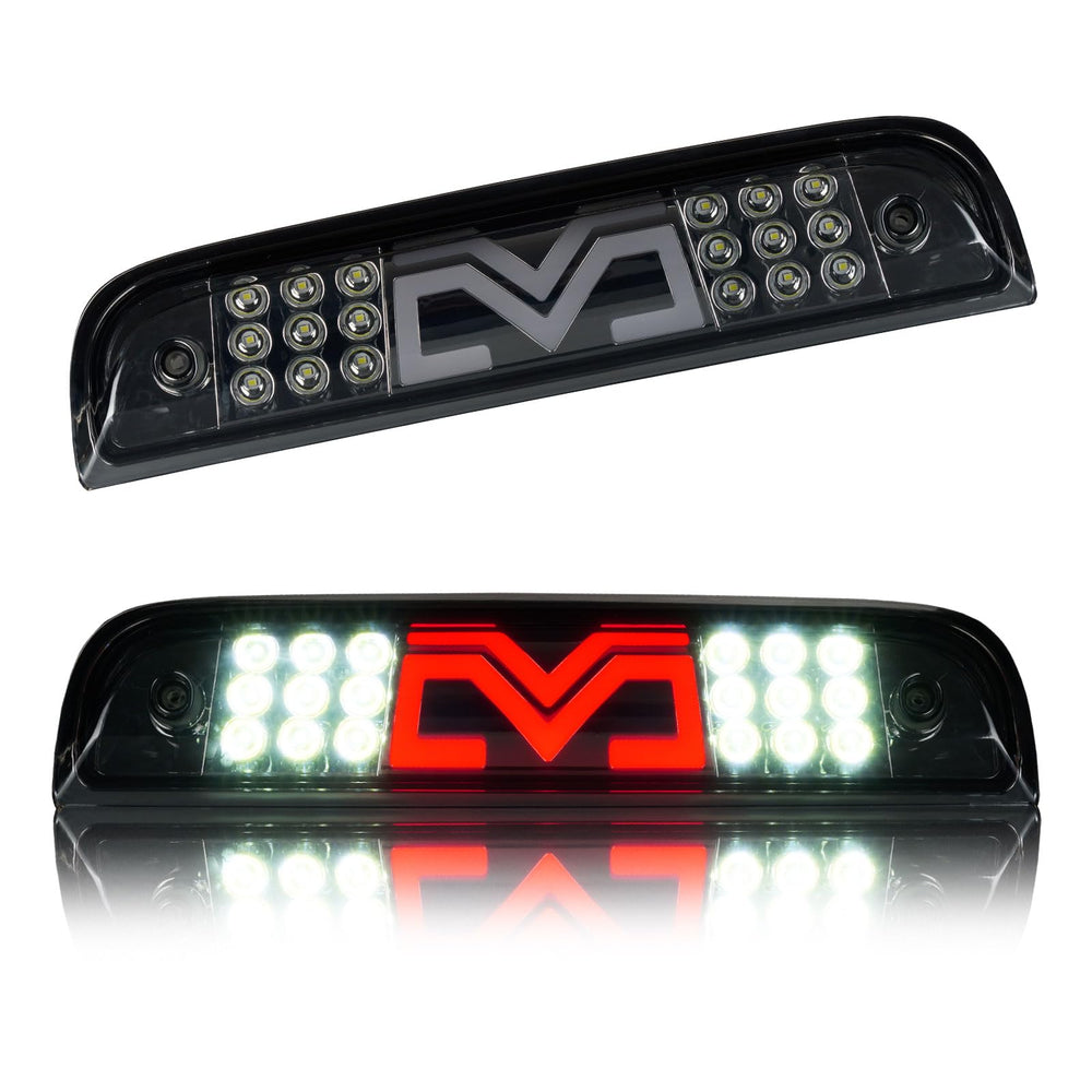 Cxdar third brake light LED installed on Silverado for bright rear visibility.