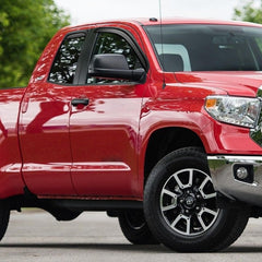 Cxdar Tundra out-channel visor front right double cab improves ventilation while shielding interior.