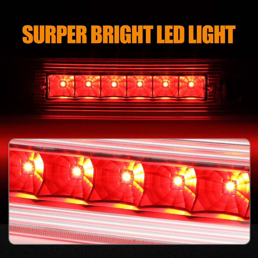 Cxdar LED brake light with IP65 weatherproof lens for clear signals in rain.