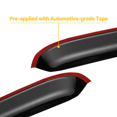 Cxdar vent deflectors for 2004 F-150 Heritage with tinted, durable acrylic.