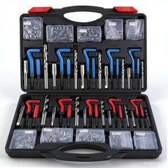 CXPRO 314Pcs thread repair kit organized in case for quick field repairs.