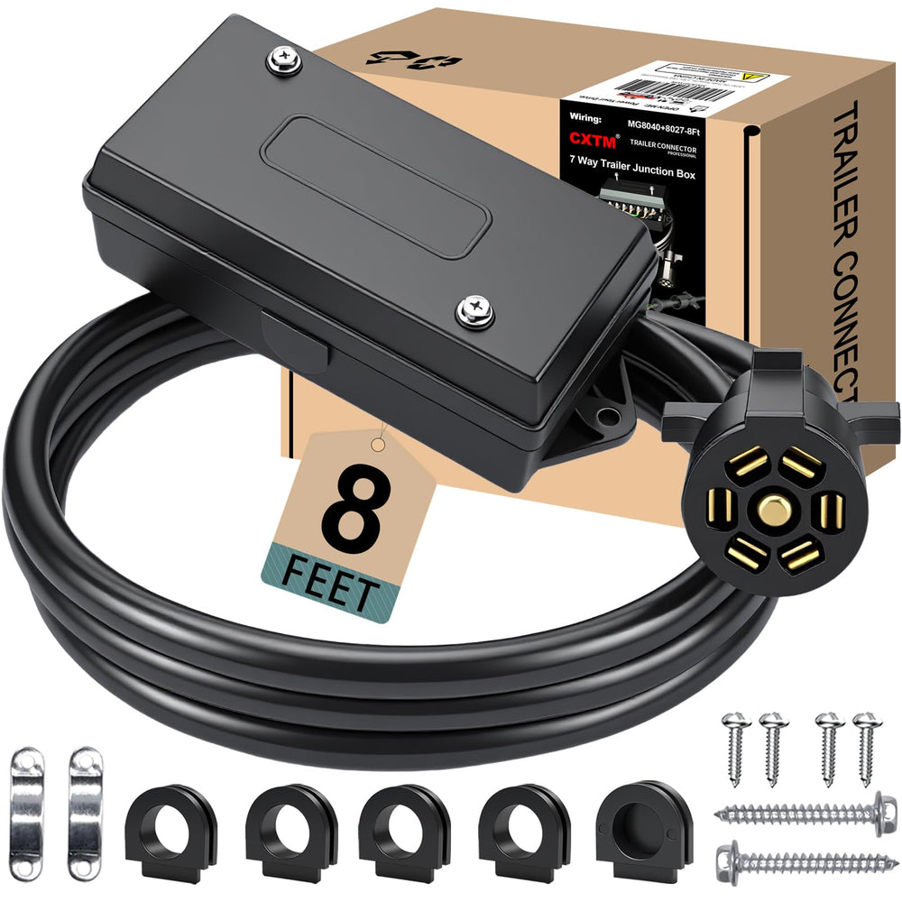 CXTM 7-pin trailer harness 8 ft for reliable RV wiring.