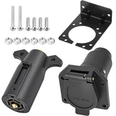 CXTM 7-way trailer connector kit assembly for easy installation.