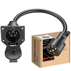 CXTM 7-Way extension 1ft warranty-focused label highlighting CXTM reliability.