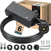CXTM 7-pin trailer wiring kit, angle view, ready for quick RV installation