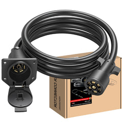 CXTM brand 7 way trailer extension cord image highlights