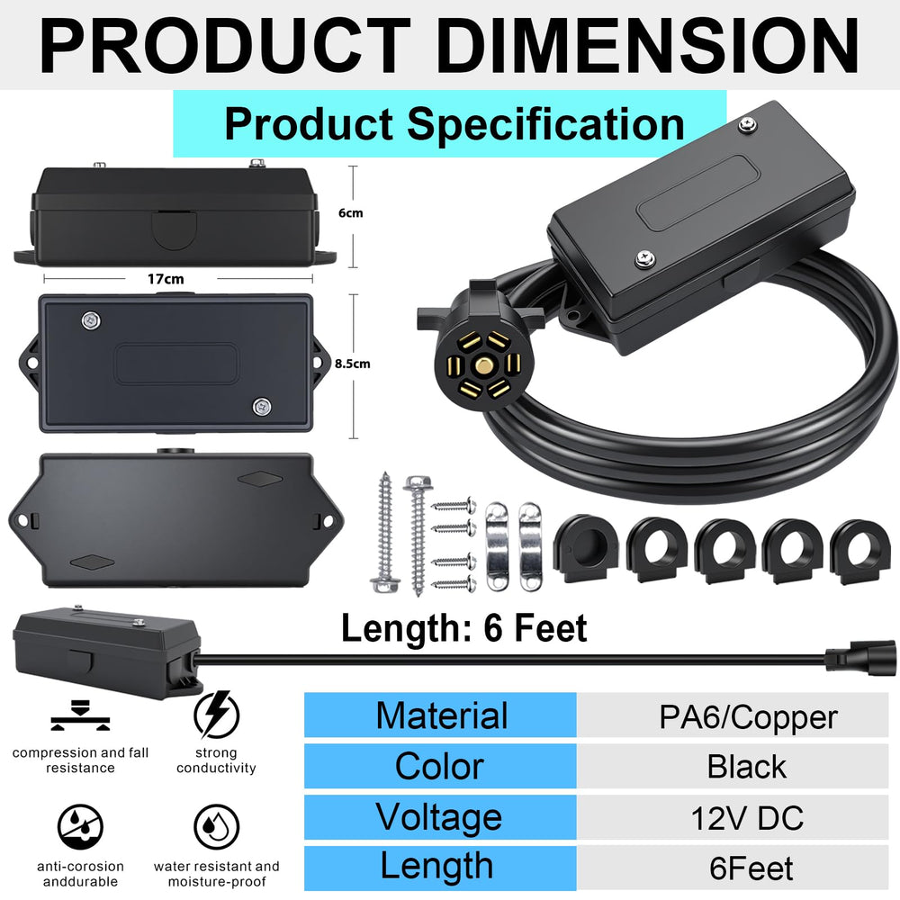CXTM color-coded cables simplify trailer wiring and troubleshooting