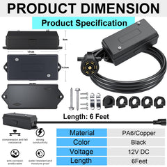 CXTM color-coded cables simplify trailer wiring and troubleshooting