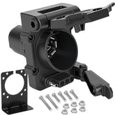 CXTM Multi Tow dual-output adapter shown with 7-pin and 7-blade connection for versatile towing options