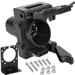 CXTM Multi Tow dual-output adapter shown with 7-pin and 7-blade connection for versatile towing options