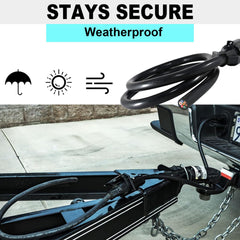 CXTM thermoplastic rubber shell protects wiring from wear oil and water exposure.