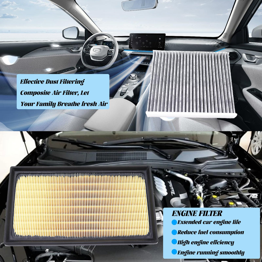 Cyanslen cabin air filter kit for RAV4 Hybrid keeps interior air cleaner