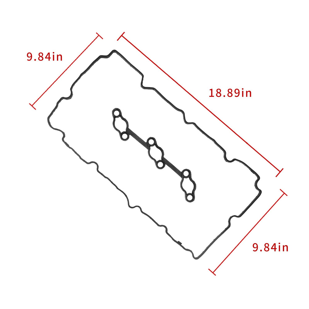 Cybal VS50890 gasket set in engine bay ready for cross-vehicle fit