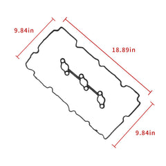 Cybal VS50890 gasket set in engine bay ready for cross-vehicle fit