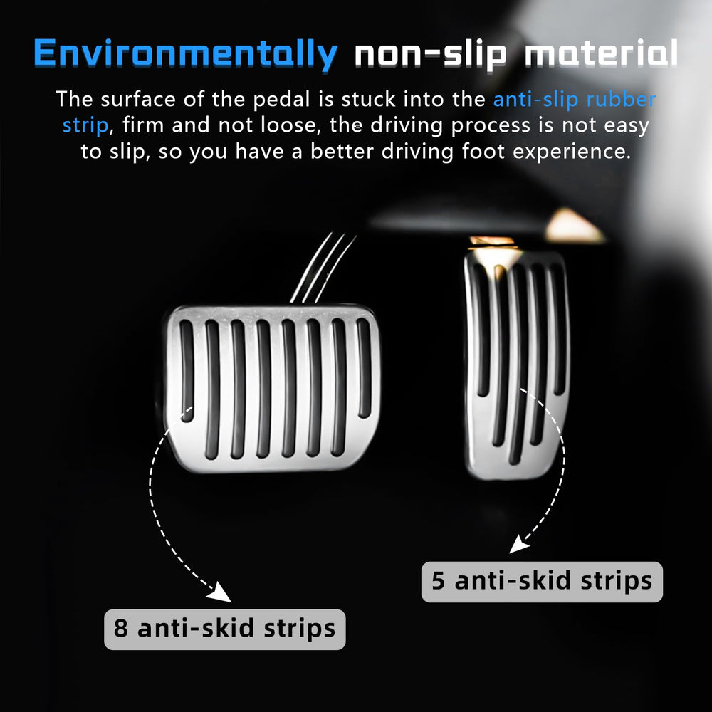 CYBERBEANS anti-slip rubber strip ensures confident foot placement during drives